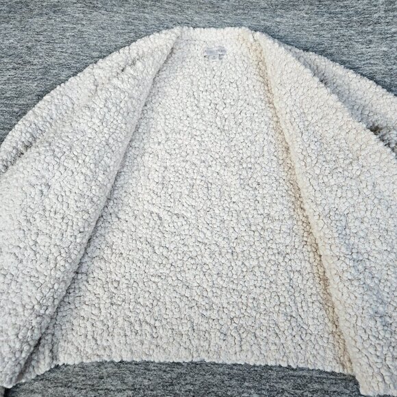 Beautiful Barefoot Dreams Womens Boucle Cardi Sweater in Almond Size Medium EUC - Picture 3 of 9